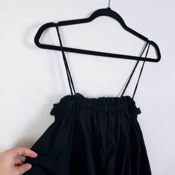 Everlane Flowy Jumpsuit Palazzo Womens XS Black Japanese Minimalist Resort Boho - Picture 7 of 12